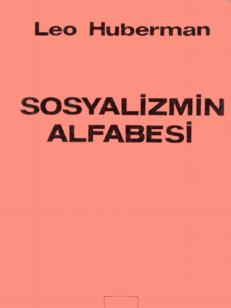 leo huberman sosyalizmin alfabesi